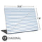 Blue and White Stripes Universal Laptop 13in (10.6 x 7.6in) Skin